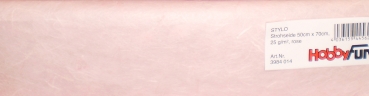 Strohseide  - 50 x 70 cm - rose